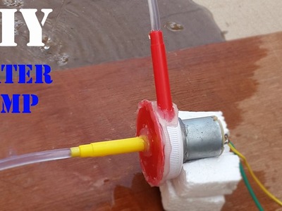 AWESOME DIY Powerful Water Pump - How to make Mini Water Pump using DC Motor at home