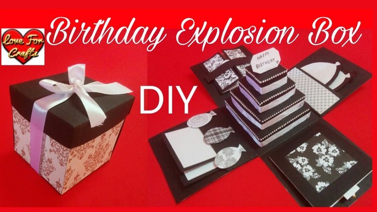 Birthday Explosion Box | DIY | How to Make Explosion Box