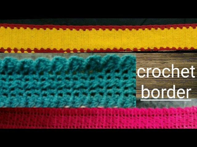 Crochet toran border how to make