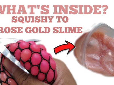 Cutting OPEN Slime Squishy Stressball! + DIY 1 INGREDIENT SLIME!!