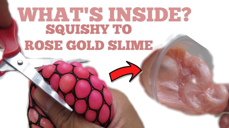 Cutting OPEN Slime Squishy Stressball! + DIY 1 INGREDIENT SLIME!!