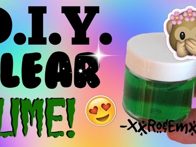 D.I.Y. Crystal Clear Slime | How To Make Stretchy, Transparent Slime! (AMAZING!)