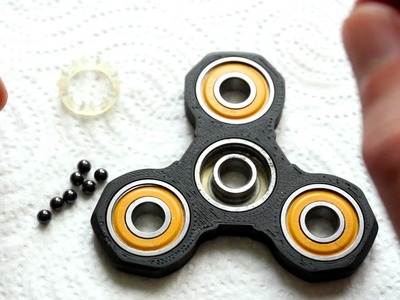 Disassemble.Clean.Reassemble Fidget Spinner Ceramic Bearings | DIY