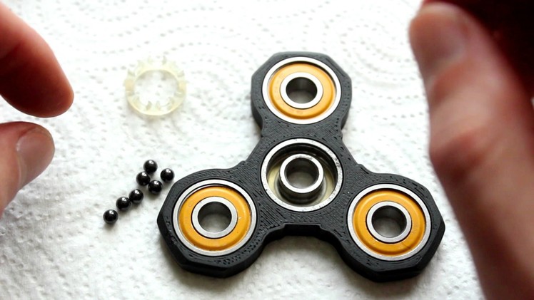 Disassemble.Clean.Reassemble Fidget Spinner Ceramic Bearings | DIY