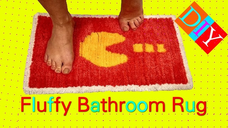 DIY Bathroom Carpet - How To Make Magic Bathroom Rug - Diy Yarn Carpet