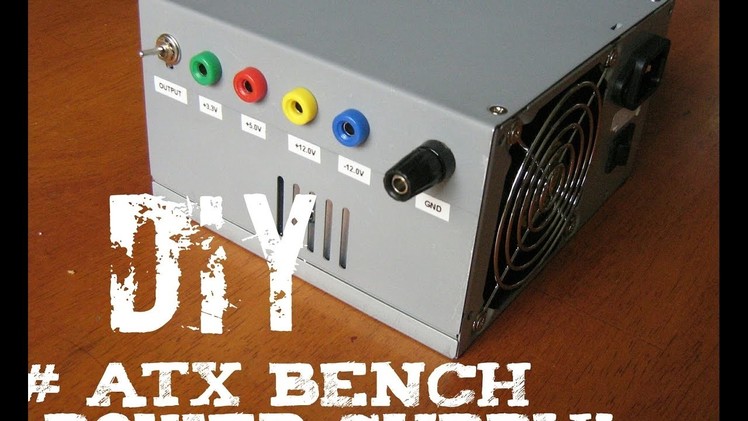 DIY Bench Power Supply From A Normal ATX Power Supply #computer power supply | PSU