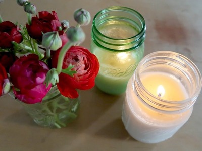 DIY candles at home (ALL NATURAL & NON TOXIC)