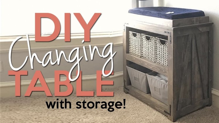DIY Changing Table with Storage | Shanty2Chic