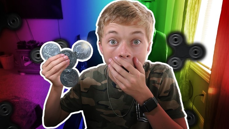 DIY COIN FIDGET SPINNER!! IT ACTUALLY WORKS!! ????