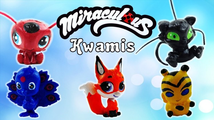 DIY Compilation - Miraculous Ladybug Kwami Tikki Plagg Trixx Duusu Bee Custom Toys