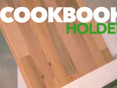 DIY Cookbook Holder