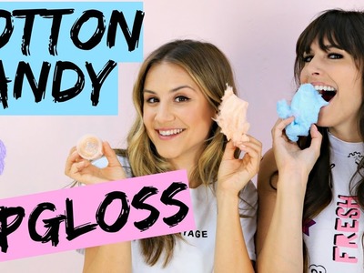 DIY Cotton Candy Lip Gloss! (TRY THE TREND)