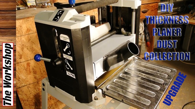 DIY Delta Thickness Planer Dust Collection Build