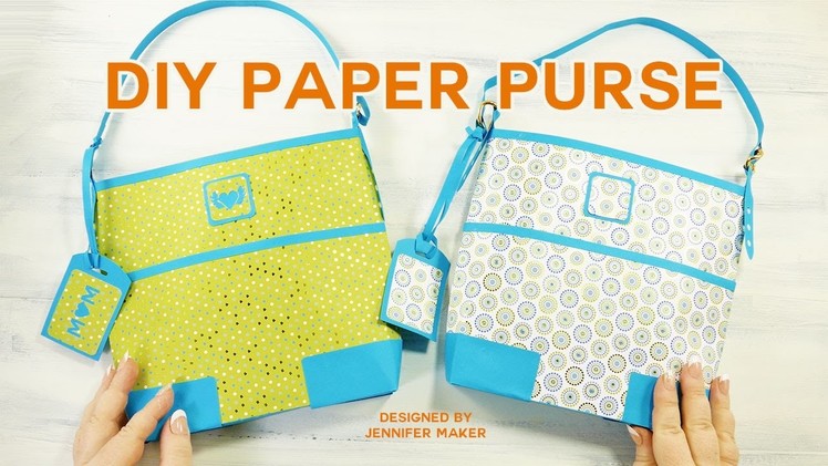 DIY Designer Paper Purse Tutorial (Great Gift Bag!)
