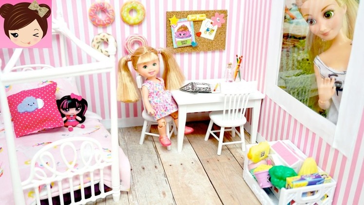 DIY Doll Room for Disney Rapunzel Toddler - Titi Toys & Dolls - Crafts for Kids