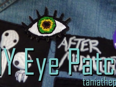 DIY Embroidered Eye Patch