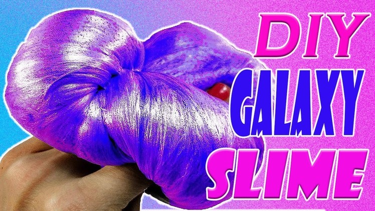 DIY: GALAXY FOAM CONTACT SOLUTION SLIME! Super Foamy and Squishy! REALLY EASY, Just 4 INGREDIENTS!