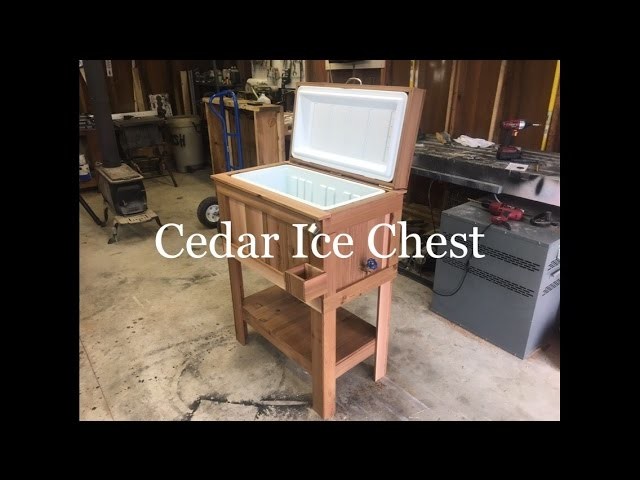 DIY | How to build a Cedar Ice Chest for your patio or deck | Repurposed Cedar Fence