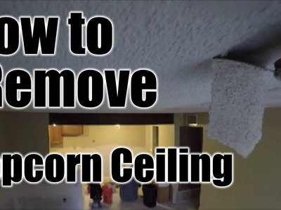 DIY | HOW TO REMOVE POPCORN CEILING | THE HANDYMAN