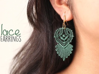 DIY: Lace Earrings