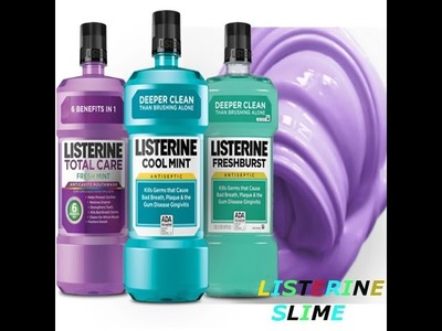 DIY Listerine Slime! How To Make Clear Slime｜Without Borax, Shampoo - Satisfying Slime! Easy Slime