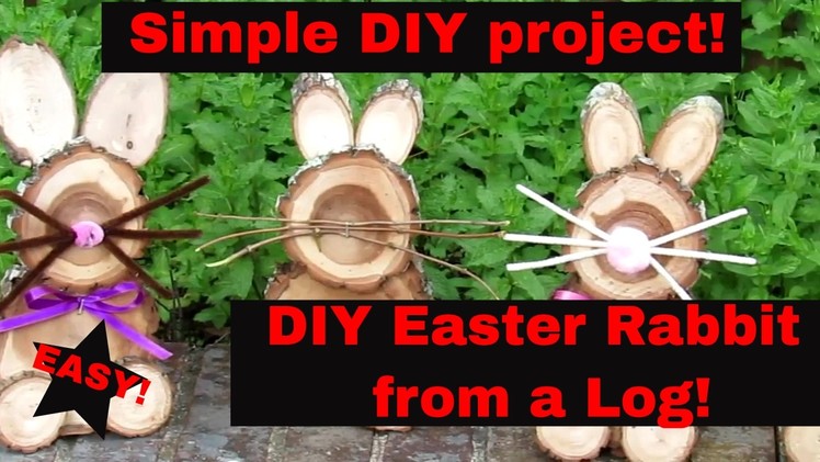 DIY Log Rabbit - Easter Bushcraft Rabbit