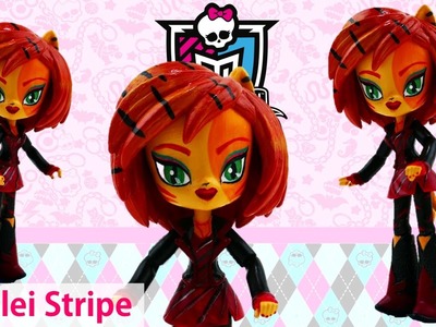 DIY Monster High Toralei Stripe My Little Pony Minis Custom Doll Tutorial | Evies Toy House