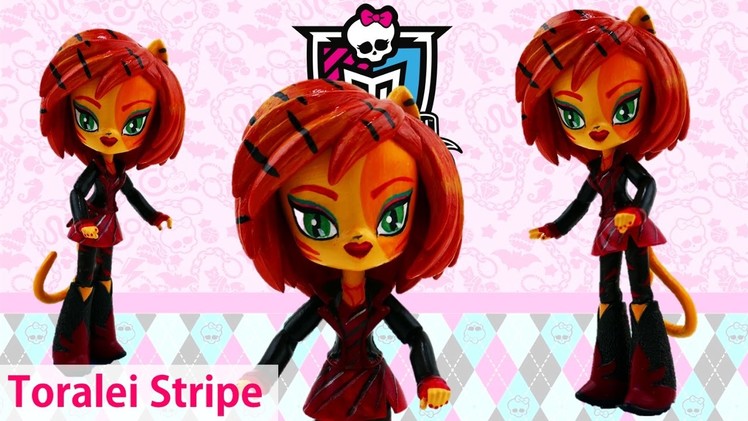 DIY Monster High Toralei Stripe My Little Pony Minis Custom Doll Tutorial | Evies Toy House
