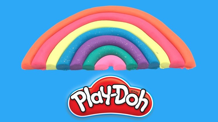 DIY Play Doh Rainbow Fun & Creative for Kids Learn Colors Finger Family Nursery Rhymes