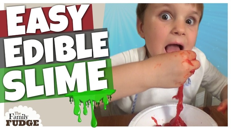 DIY SLIME YOU CAN EAT || Edible Slime without Borax or Glue!