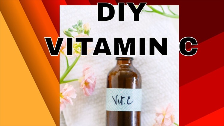 DIY Vitamin C serum for pimple marks for only 50 rs