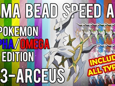 Hama Bead Speed Art | Pokemon | Alpha.Omega | Timelapse | 493 - Arceus