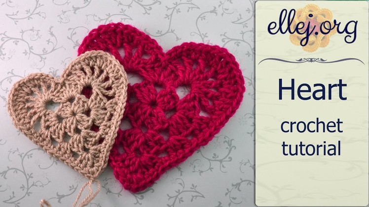 How To Crochet Granny Red Heart Motif ○ Free Step by Step Crochet Tutorial
