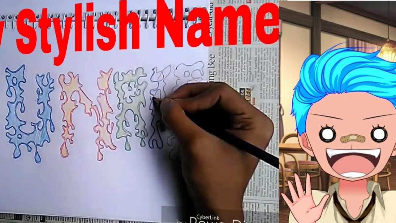How To Draw Best Name Designs Drawing Design Your Own Name Plates For Kids Tutorial