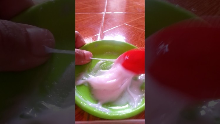 How to make homemade slime(W.easy and cheap filipino ingredient) No borax No contact lens solution