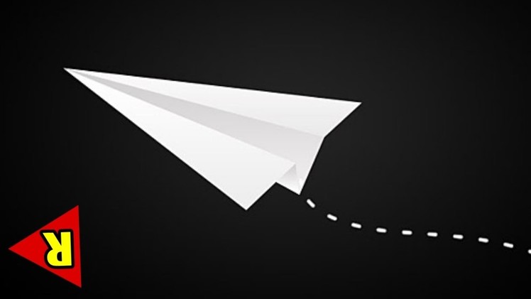 How to make paper airplane - in Reverse style