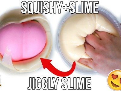 HOW TO MAKE SLIME WITHOUT BORAX, DETERGENT, CORNSTARCH! JIGGLY SLIME ASMR!! SLIME AND SQUISHY!