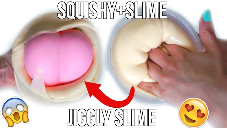 HOW TO MAKE SLIME WITHOUT BORAX, DETERGENT, CORNSTARCH! JIGGLY SLIME ASMR!! SLIME AND SQUISHY!