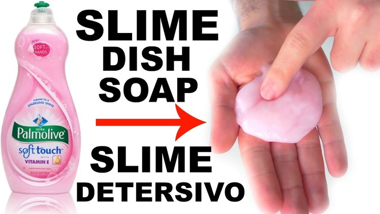 HOW TO MAKE SLIME WITHOUT GLUE, WITH DISH SOAP & SALT - SLIME SENZA COLLA CON IL DETERSIVO