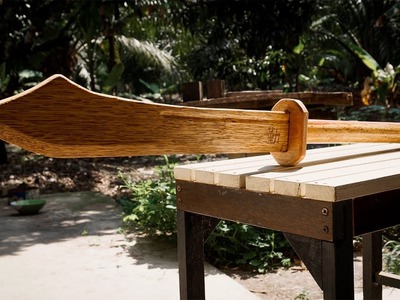Making Chinese War Sword | Wood DIY