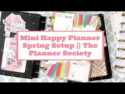 Mini Happy Planner Set Up {April-June} Flip Thru | The Planner Society