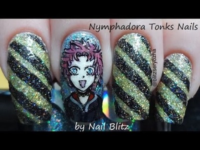Nymphadora Tonks (Harry Potter) DIY Nail Art Tutorial