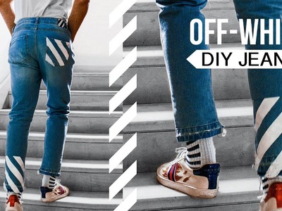 OFF-WHITE DIY JEANS