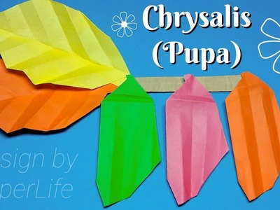 Origami Chrysalis (Pupa)easy to fold easy to follow HD tutorial
