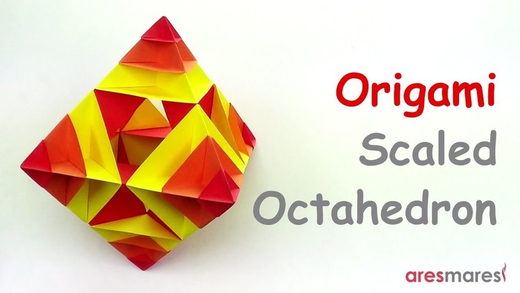Origami Scaled Octahedron (easy - modular)