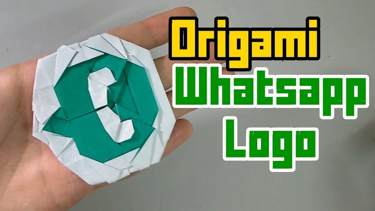 Origami Whatsapp Logo Tutorial - How to - Intermediate