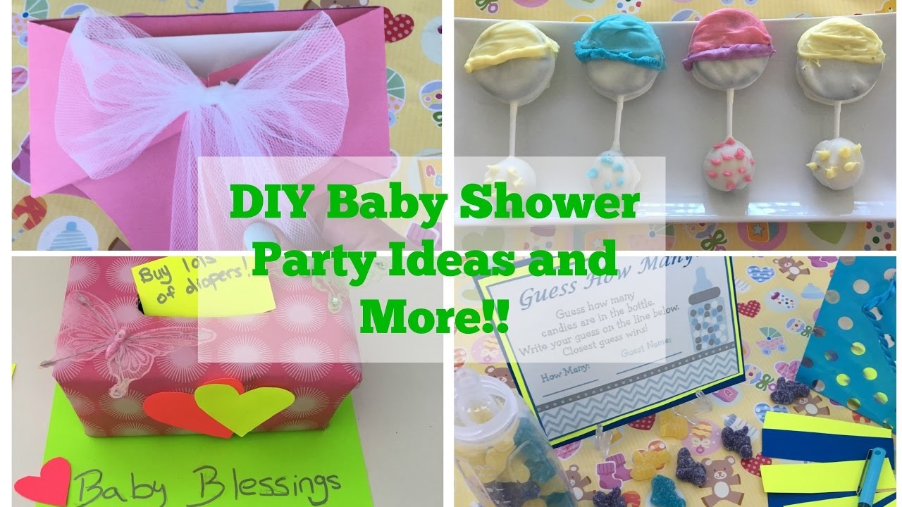 Pinterest DIY Baby Shower Party Ideas (Tutorial) | Decorations and More!!