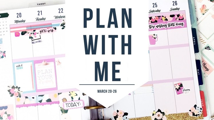 Plan With Me- Classic Happy Planner- March 20-26