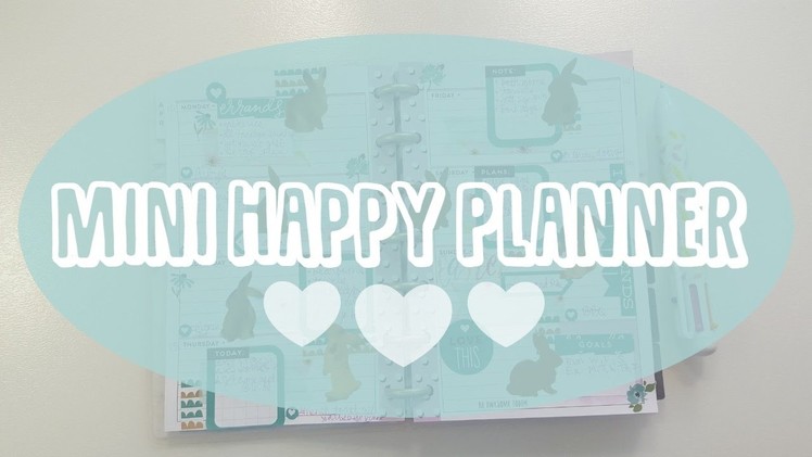 Plan With Me| Mini Happy Planner