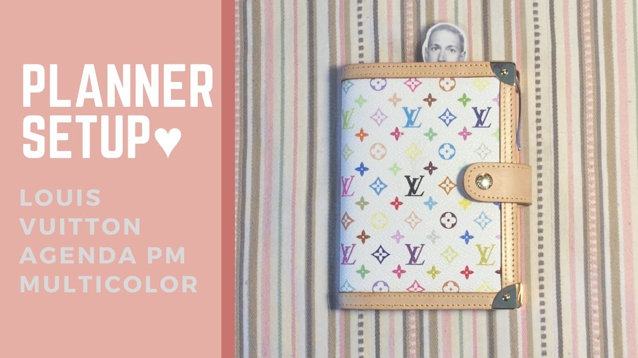 Planner Setup: Louis Vuitton PM Agenda Multicolor